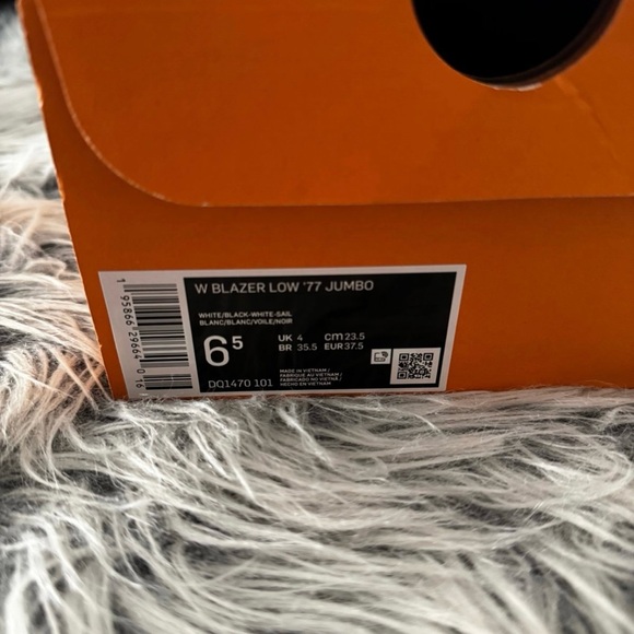 Nike W Blazer Low ’77 Jumbo Sneakers - Women’s Size 6.5 - Picture 8 of 8